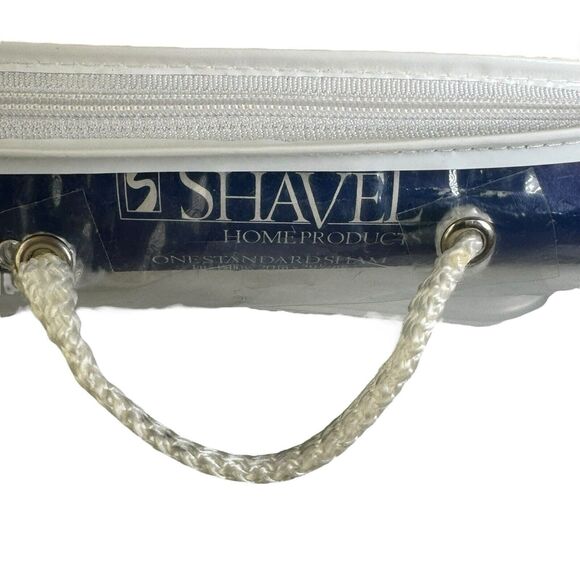 Shavel Vintage Matelasse 1 Standard Sham Fits pillow 20”x29.5” Blue Fauna - Picture 4 of 16